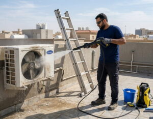 خدمة تنظيف تنظيف الوحدة الخارجية